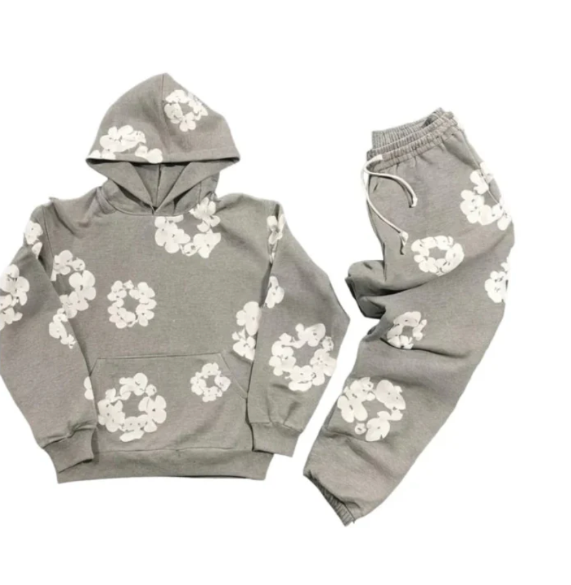 Gamla Stan Fit  - Unisex Viral Floral Träningsoverall med ikoniska tryck