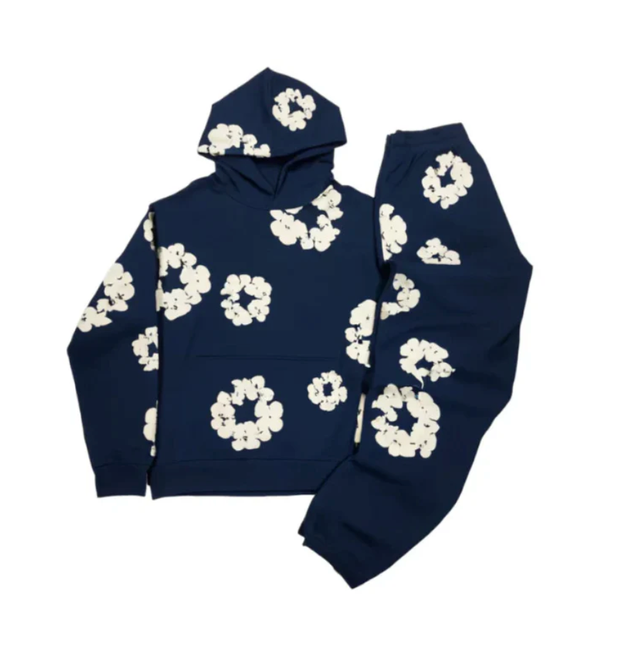 Gamla Stan Fit  - Unisex Viral Floral Träningsoverall med ikoniska tryck