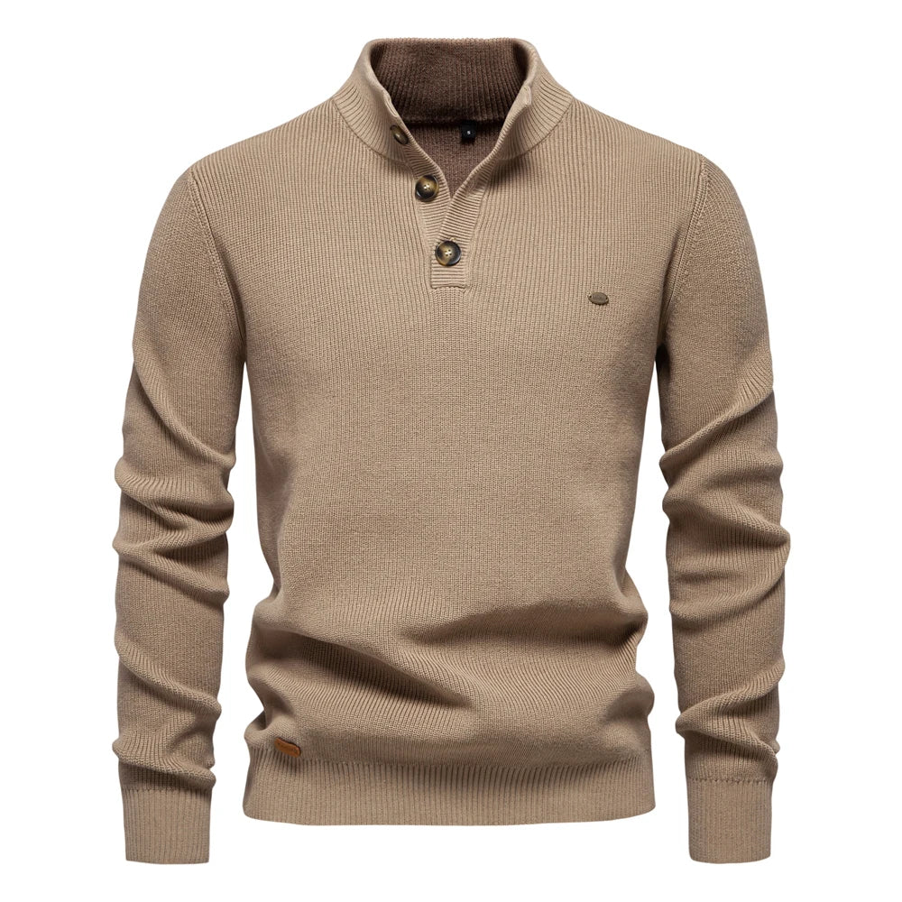 Javista™ | Herrtröja med Knappdesign