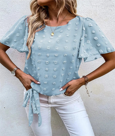 Vilya – Sommartopp med Blomdetaljer