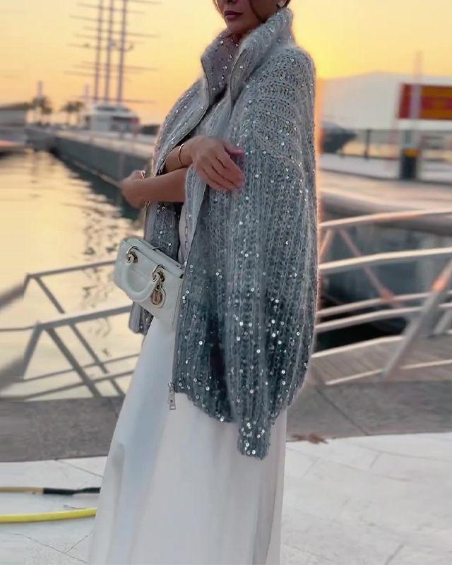 Elodia™ | Glitterstickad Tröja