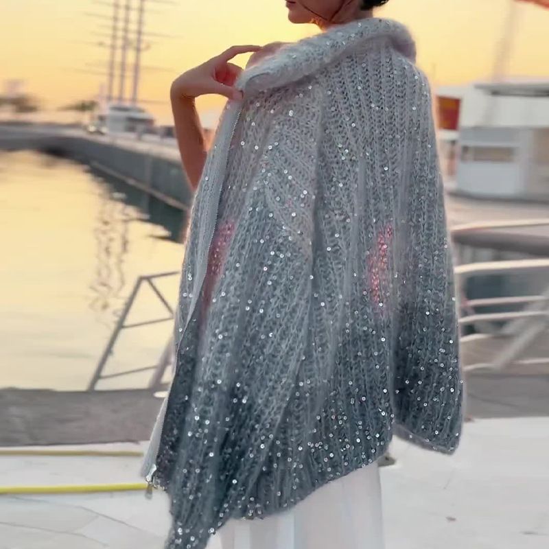 Elodia™ | Glitterstickad Tröja