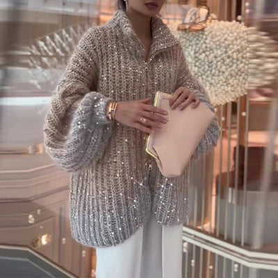 Elodia™ | Glitterstickad Tröja