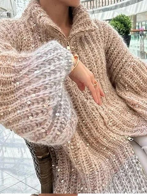 Elodia™ | Glitterstickad Tröja