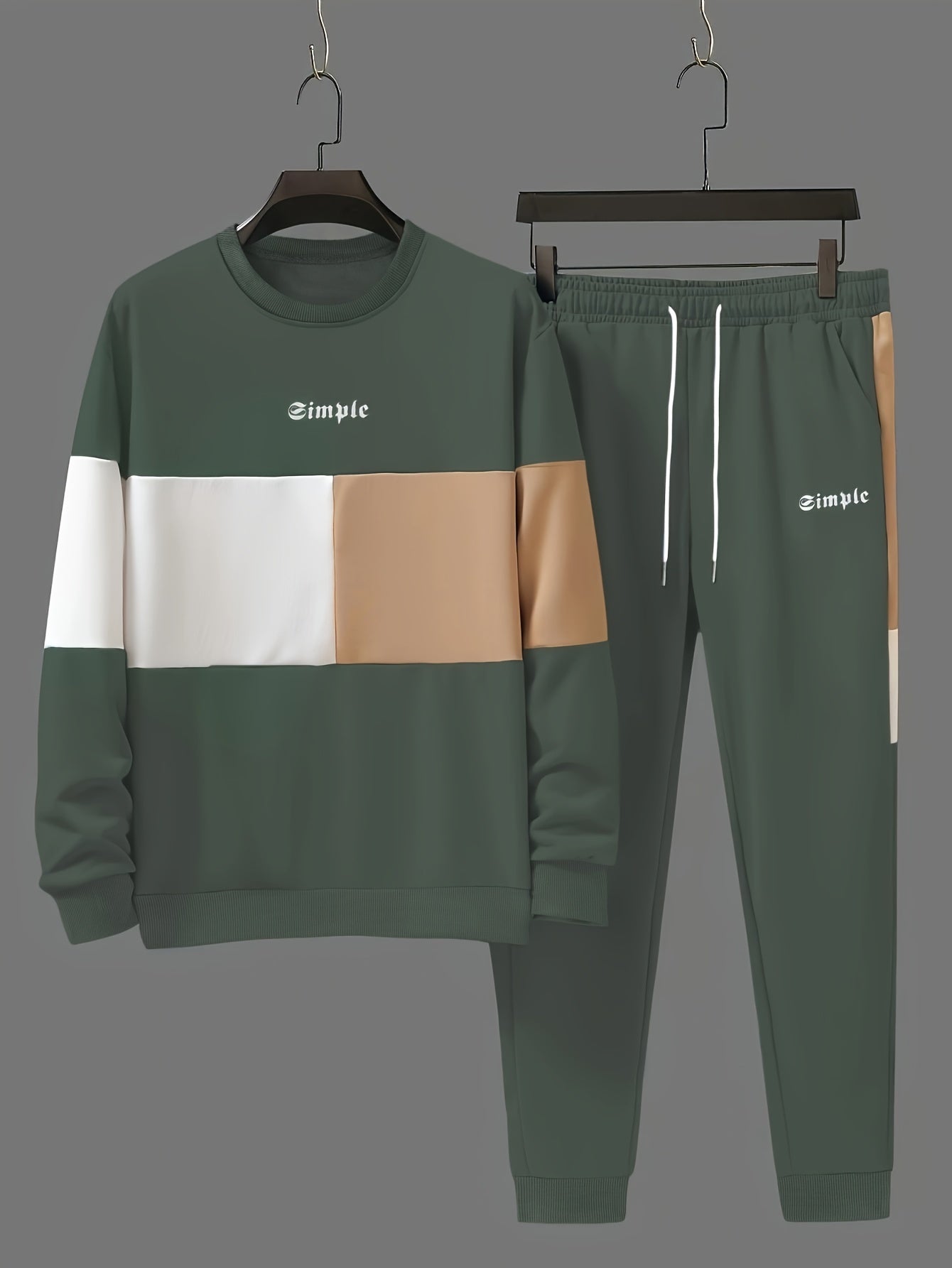 Aurelian | Herrset med Rundhalsad Tröja & Joggingbyxa