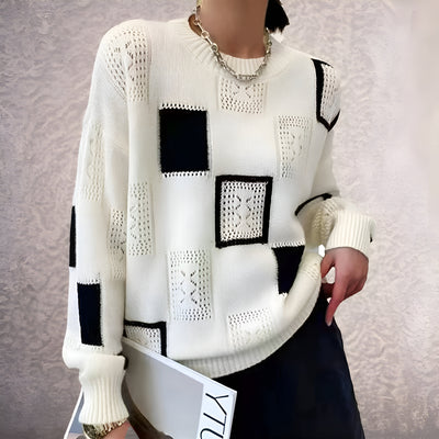 Liora™ | Luxe Pullover med Oslagbar Mjukhet &amp; Tidlös Elegans