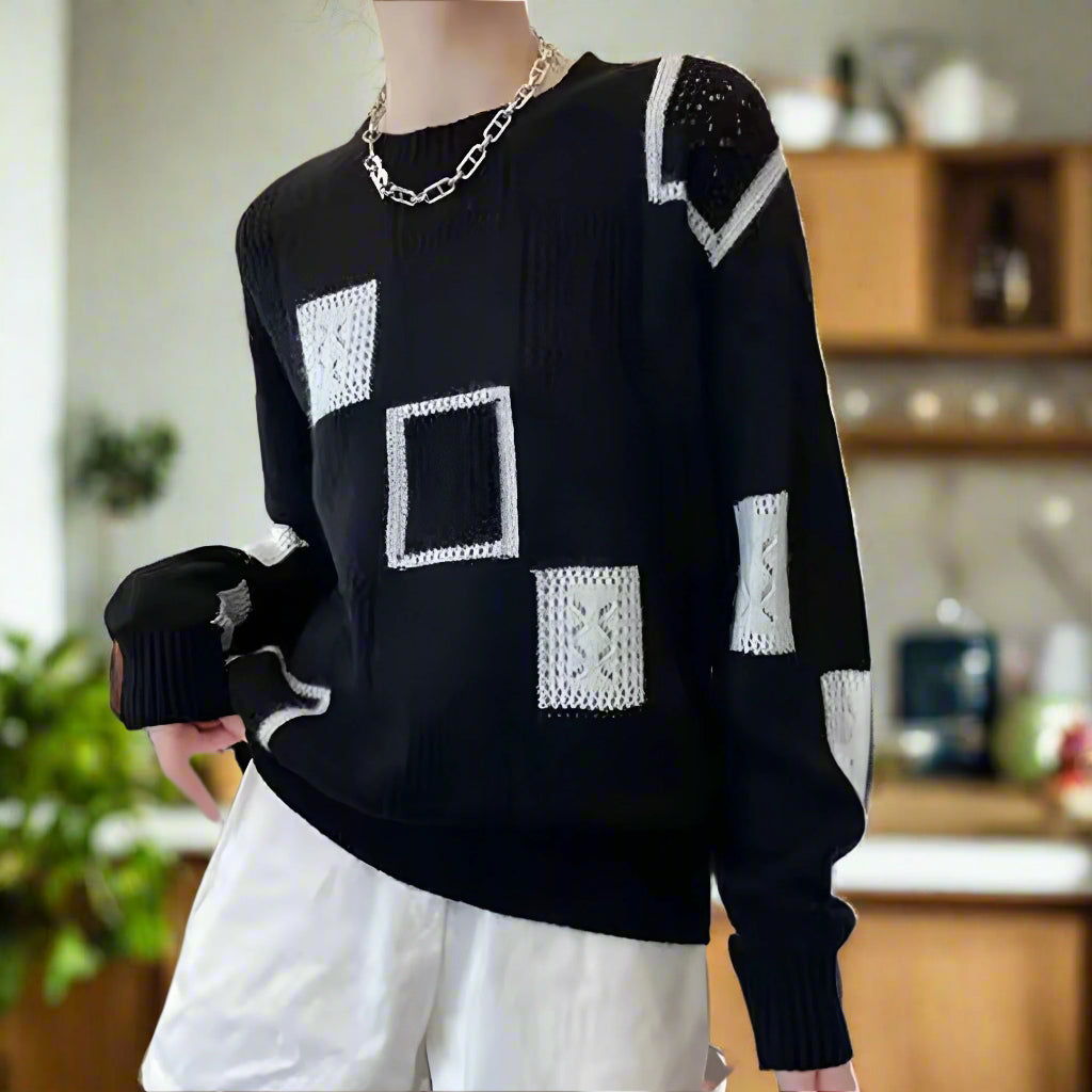 Liora™ | Luxe Pullover med Oslagbar Mjukhet &amp; Tidlös Elegans