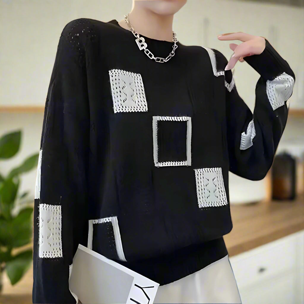 Liora™ | Luxe Pullover med Oslagbar Mjukhet &amp; Tidlös Elegans