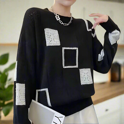 Liora™ | Luxe Pullover med Oslagbar Mjukhet &amp; Tidlös Elegans