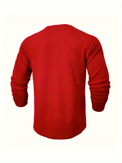Swen | Herrenslippad T-shirt med Kort Knapplås
