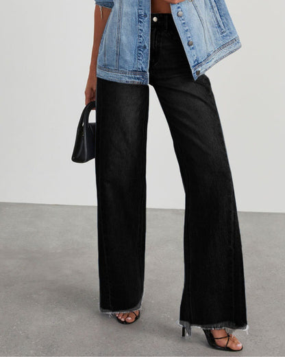 Kari | High Waist Wide-Leg Denim