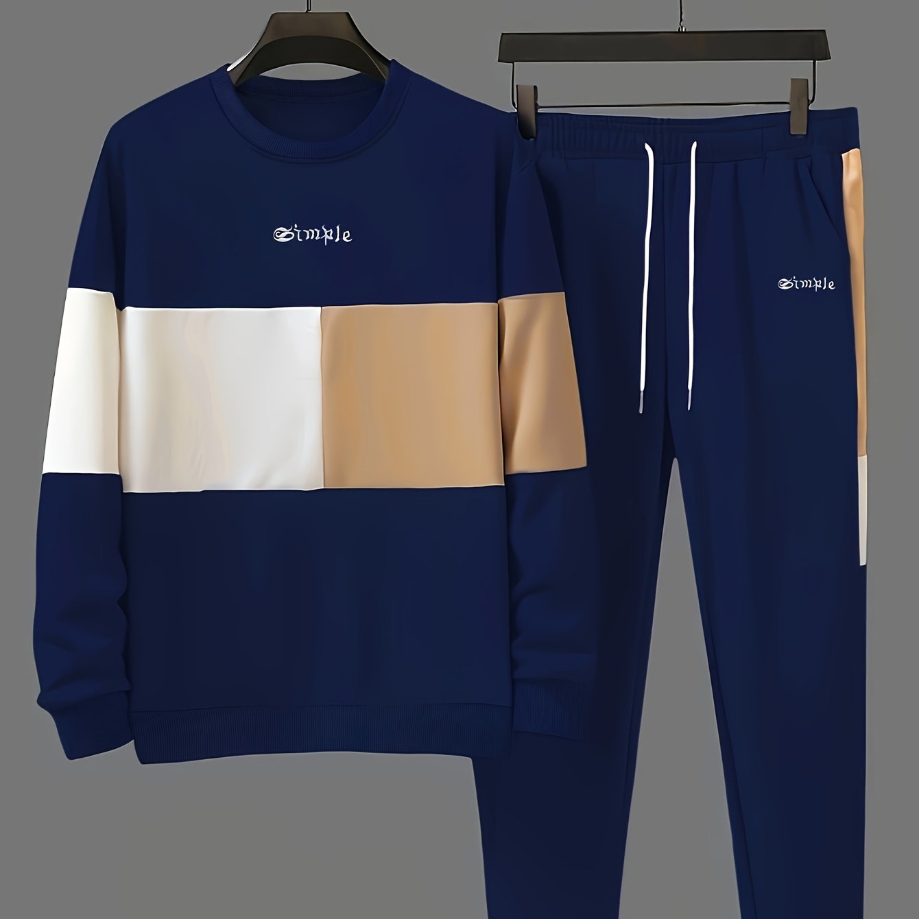 Aurelian | Herrset med Rundhalsad Tröja & Joggingbyxa