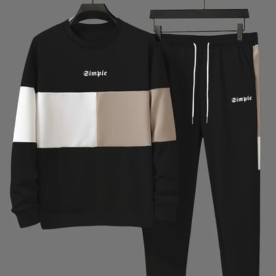 Aurelian | Herrset med Rundhalsad Tröja & Joggingbyxa