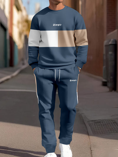 Aurelian | Herrset med Rundhalsad Tröja & Joggingbyxa