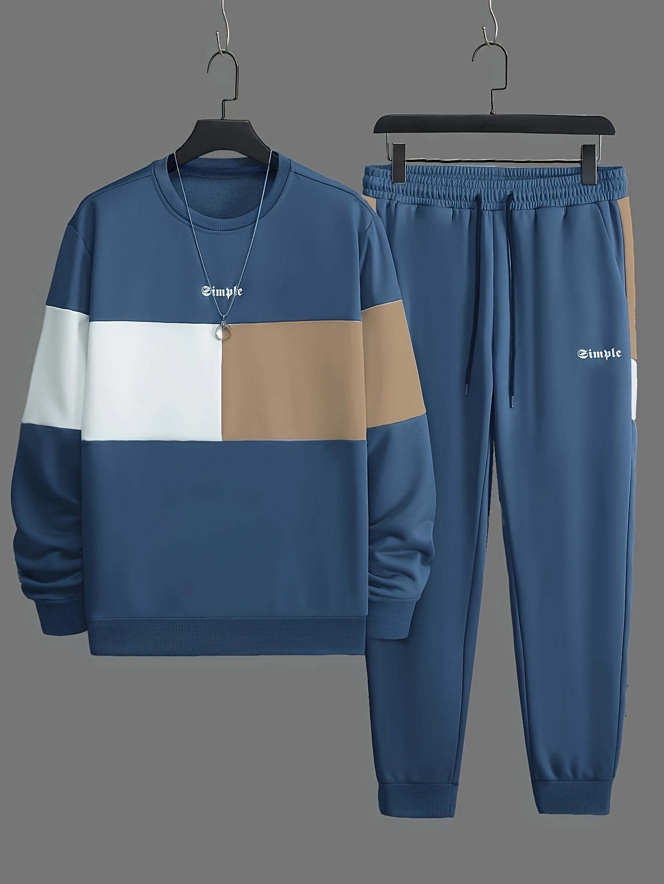 Aurelian | Herrset med Rundhalsad Tröja & Joggingbyxa