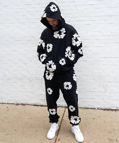 Gamla Stan Fit  - Unisex Viral Floral Träningsoverall med ikoniska tryck