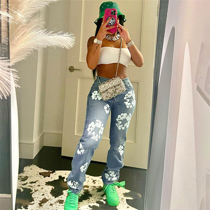Bloomy Jeans | High Waist Straight-Leg