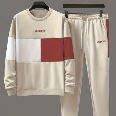 Aurelian | Herrset med Rundhalsad Tröja & Joggingbyxa