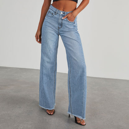 Kari | High Waist Wide-Leg Denim