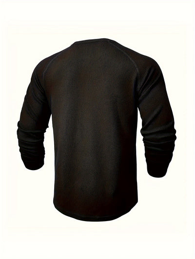 Swen | Herrenslippad T-shirt med Kort Knapplås