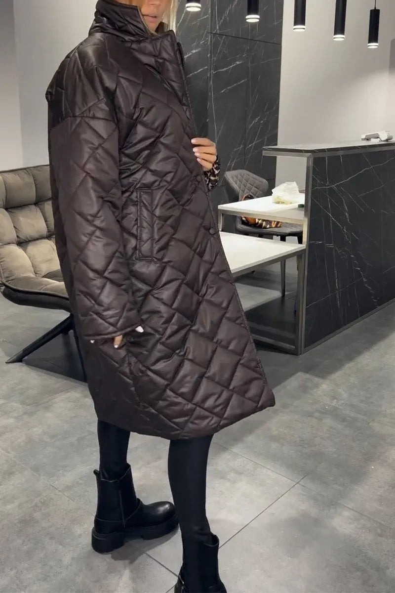 Verona Luxe™ – Vändbar dunjacka med leoparddetaljer