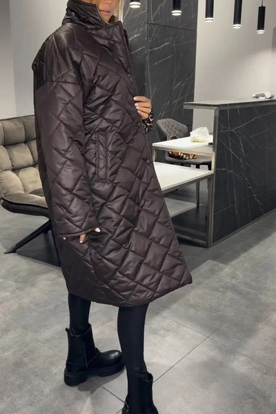 Verona Luxe™ – Vändbar dunjacka med leoparddetaljer