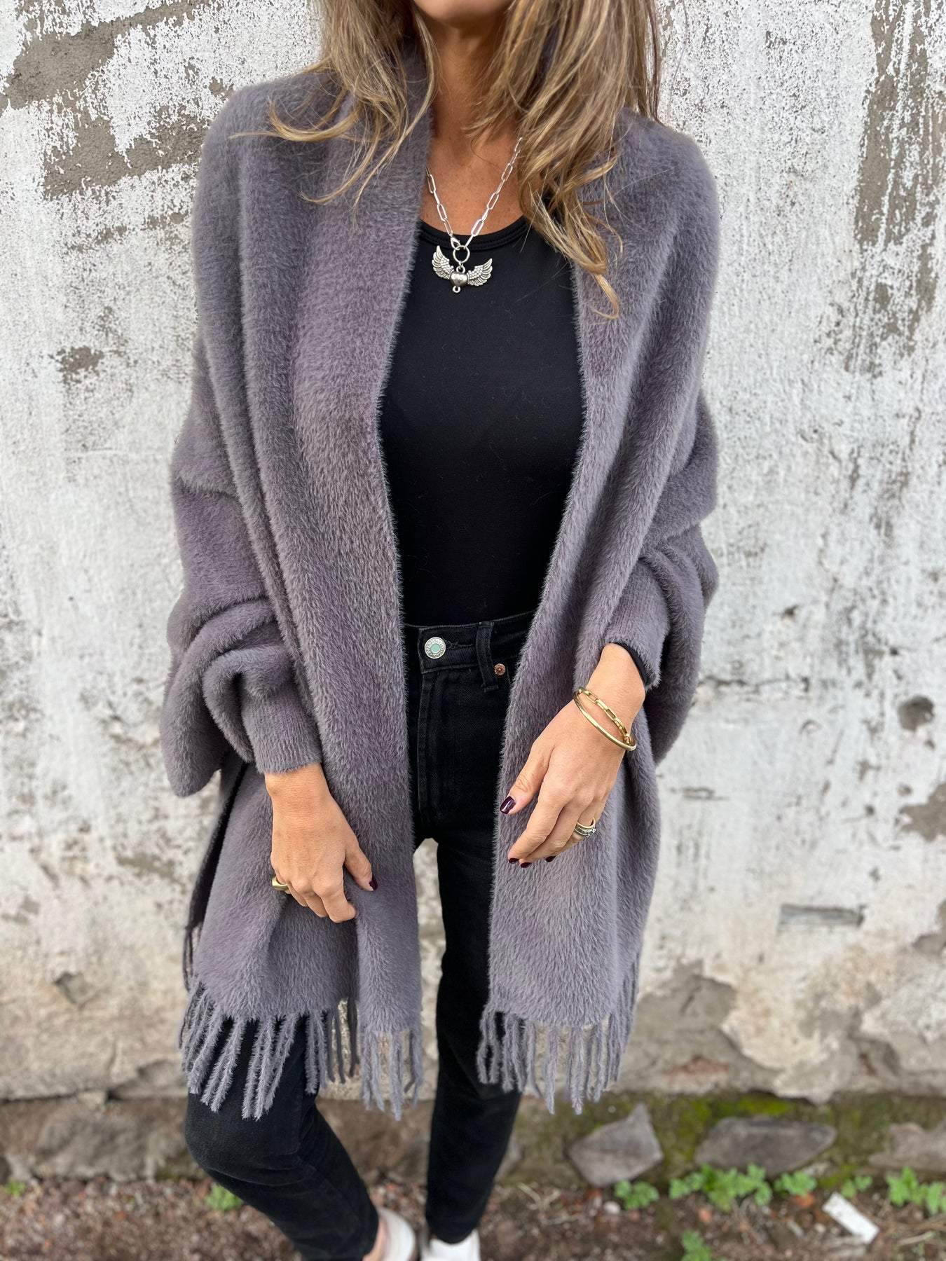 Johanna™ | Elegant Omslagtröja med Långa Ärmar