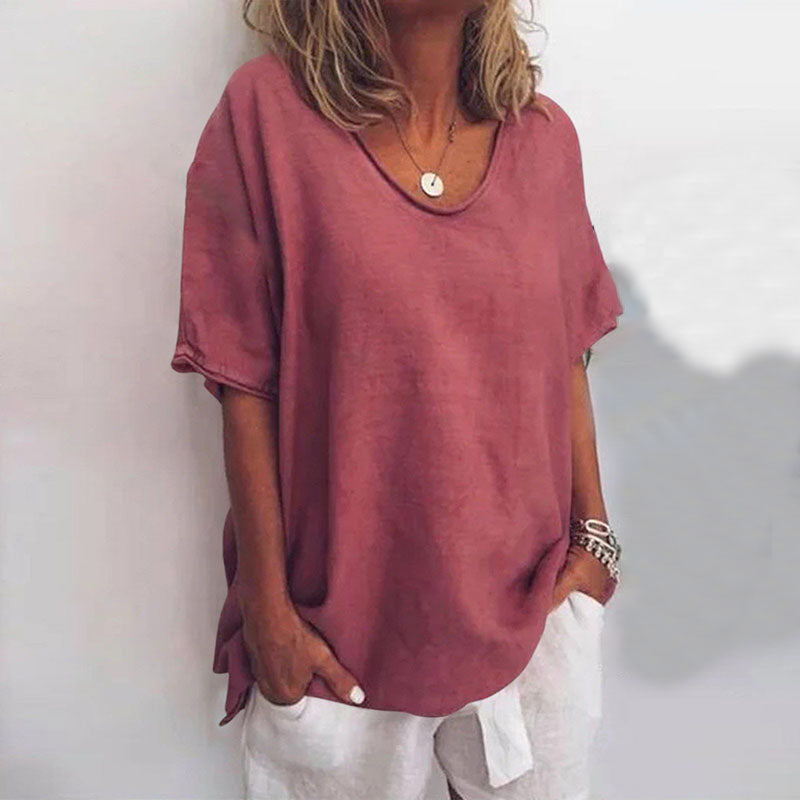 Hely™ | Lättvikts T-shirt i pullovermodell