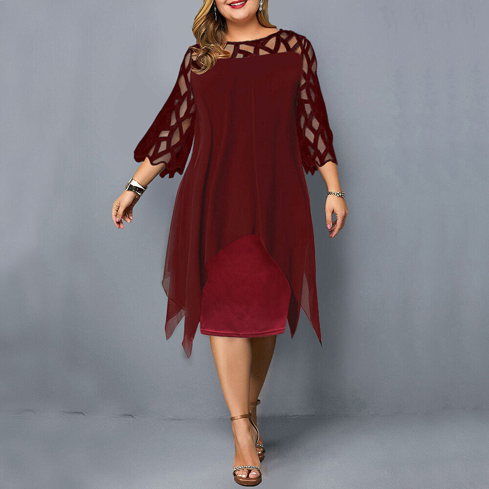 JOSEFIN | Chic Plus Size Midiklänning