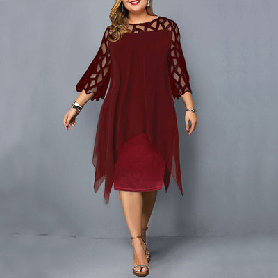 JOSEFIN | Chic Plus Size Midiklänning