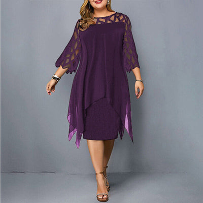 JOSEFIN | Chic Plus Size Midiklänning