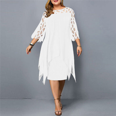 JOSEFIN | Chic Plus Size Midiklänning