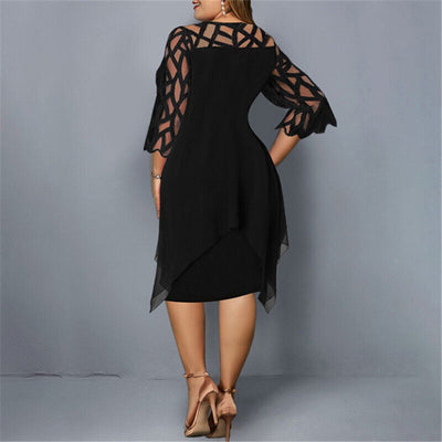 JOSEFIN | Chic Plus Size Midiklänning