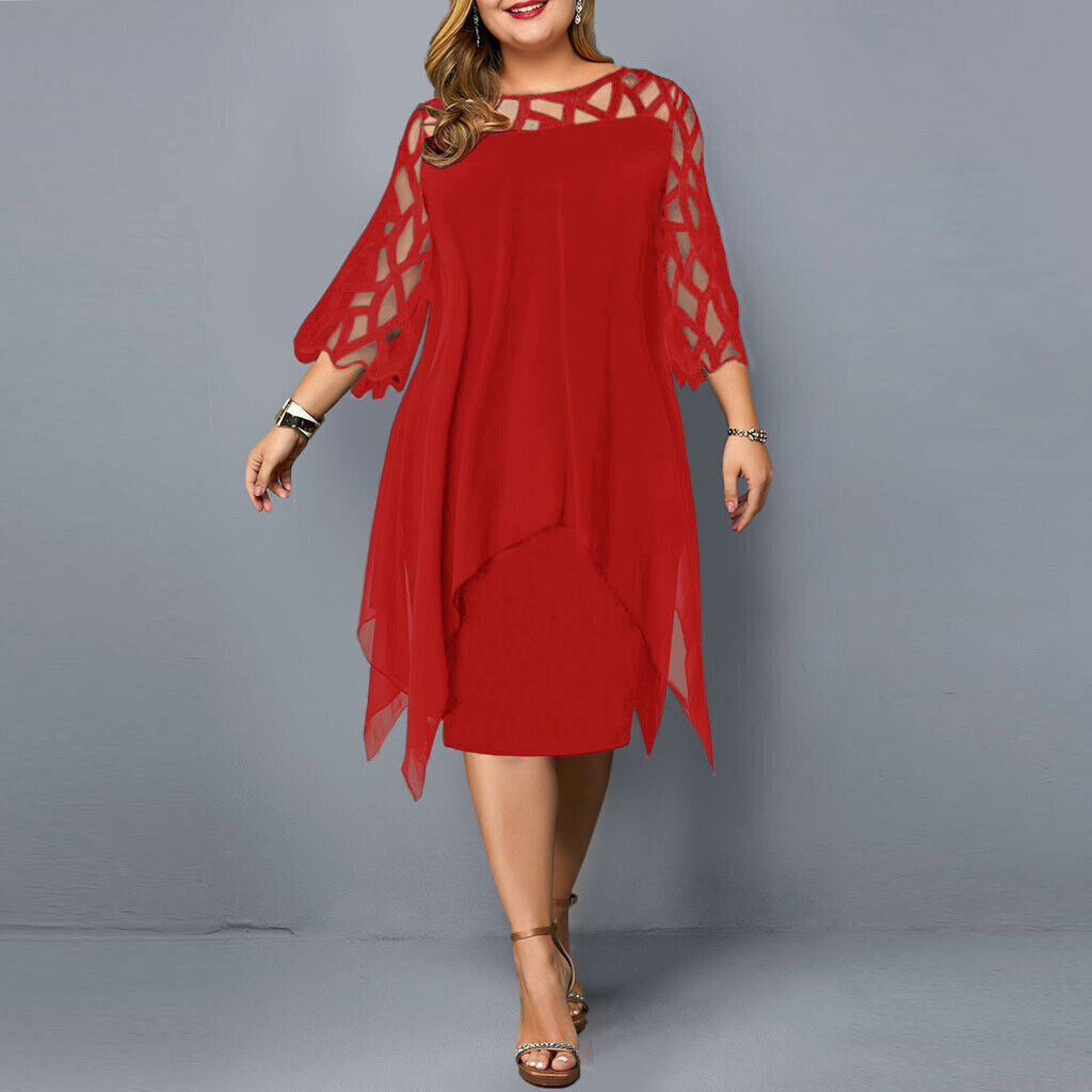 JOSEFIN | Chic Plus Size Midiklänning