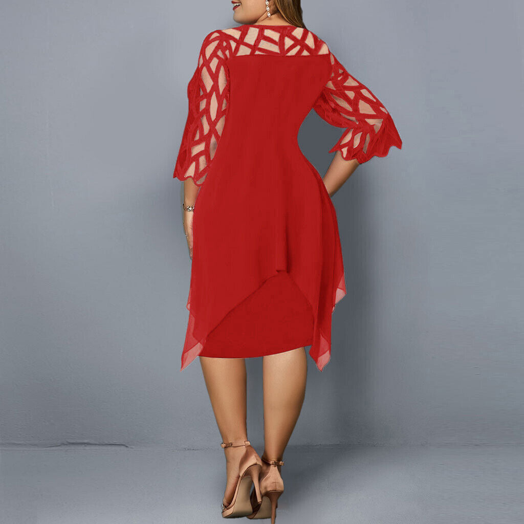 JOSEFIN | Chic Plus Size Midiklänning