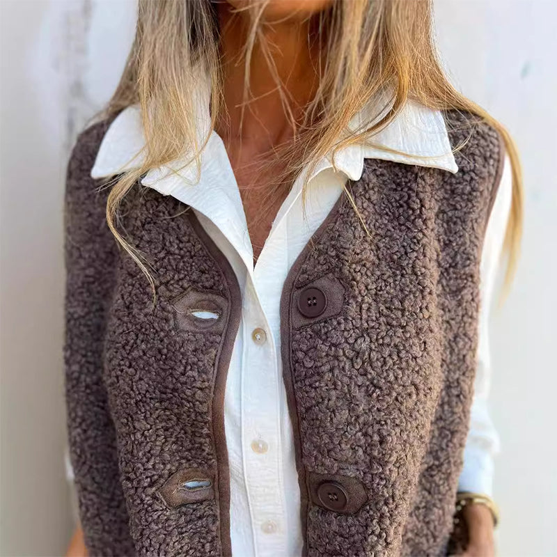 Selma™ | Stickad Västen med Stil &amp; Komfort för Höstsäsongen