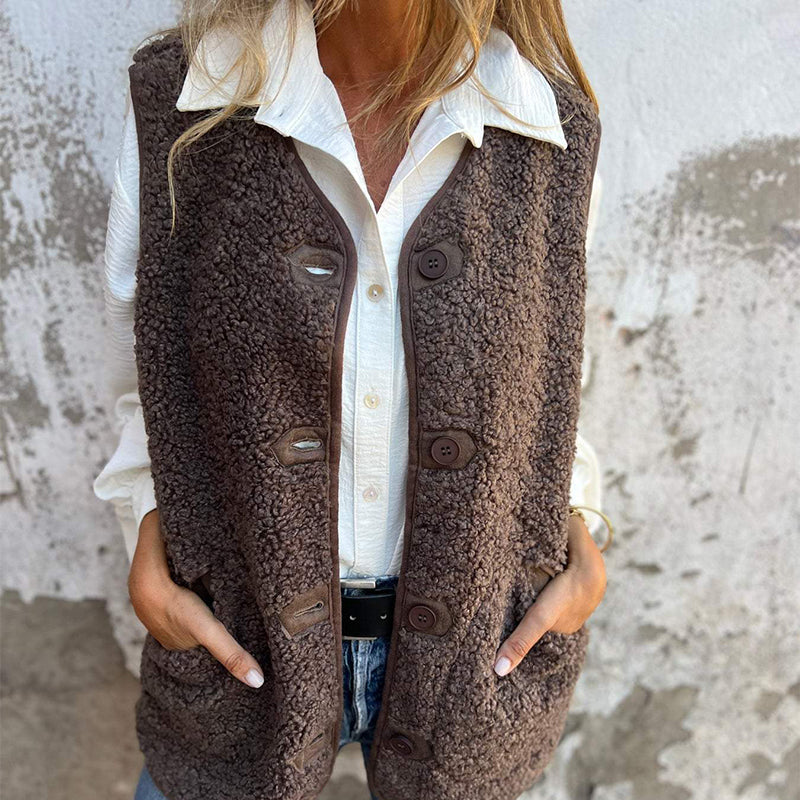 Selma™ | Stickad Västen med Stil &amp; Komfort för Höstsäsongen