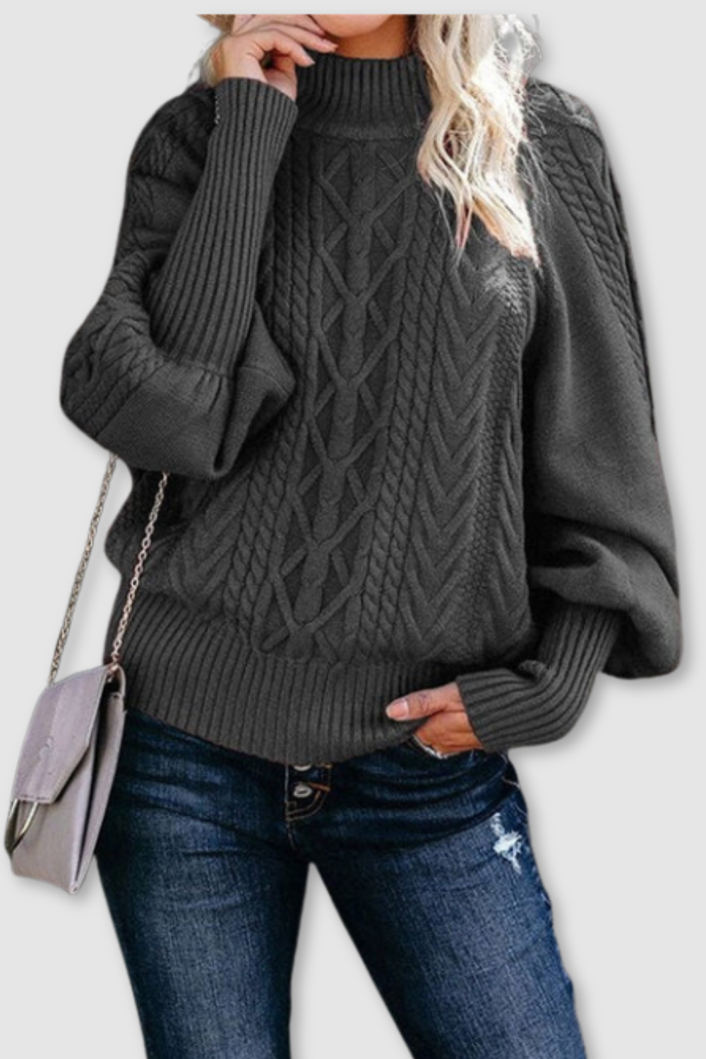 Isabella Morello™ | Flätstickad Polotröja